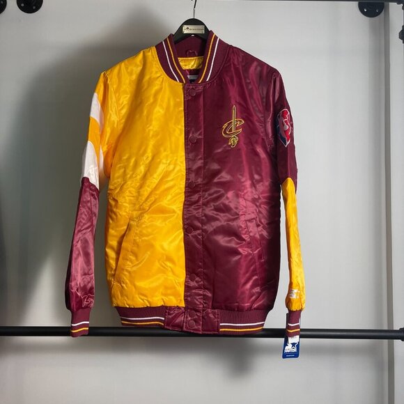 Starter Cleveland Cavaliers satin jacket size S - Picture 1 of 3